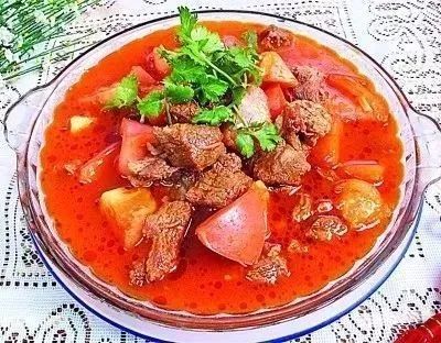 柿子炖牛肉的做法