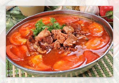 柿子炖牛肉的做法