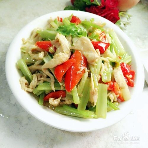 鸡胸肉炒菜