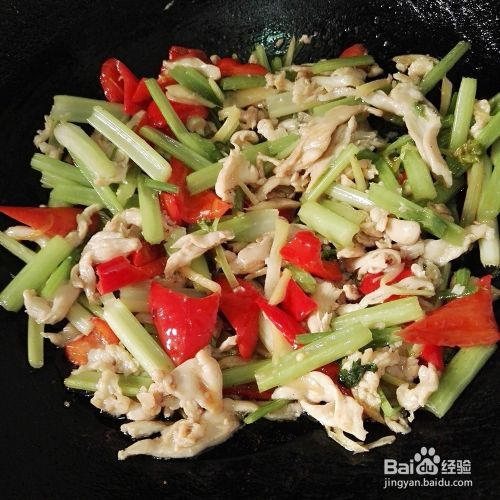 鸡胸肉炒菜