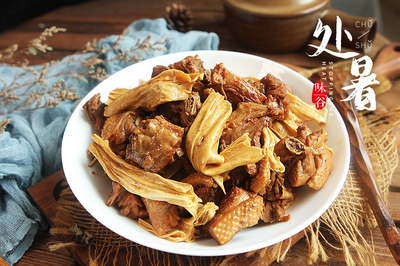 广东式腐竹焖鸭的做法