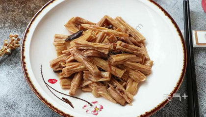 炝锅腐竹怎么做