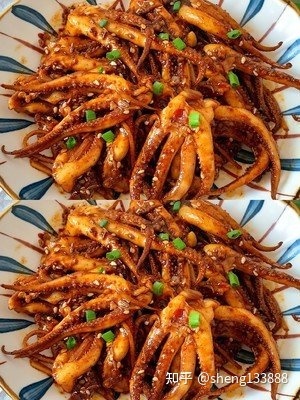 孜然鱿鱼须的家常做法