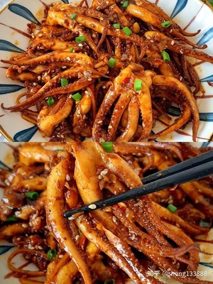 孜然鱿鱼须的家常做法