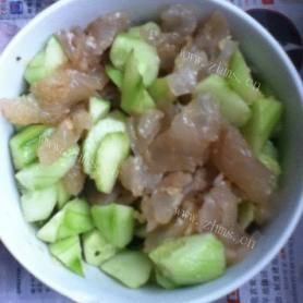 黄瓜凉拌海蜇头的做法