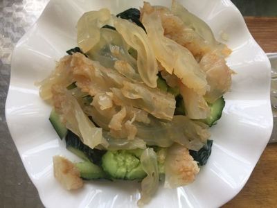 黄瓜凉拌海蜇头的做法