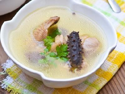 海参煲汤放些什么材料