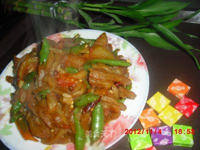 炒圆茄子的家常做法