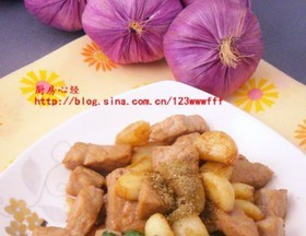 蒜爆肉正宗做法