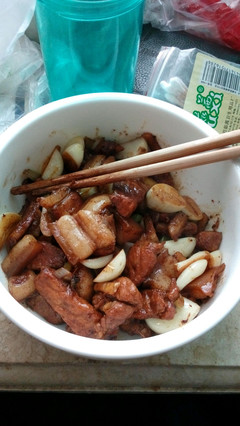 蒜爆肉正宗做法