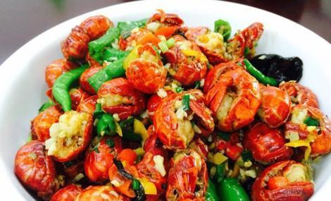 家常炒虾尾