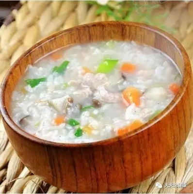 香菇青菜瘦肉粥