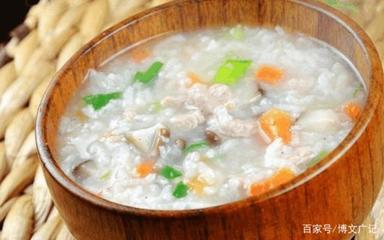 香菇青菜瘦肉粥