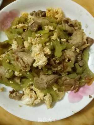 鸡蛋炒肉片的做法