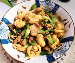 鸡蛋炒肉片的做法