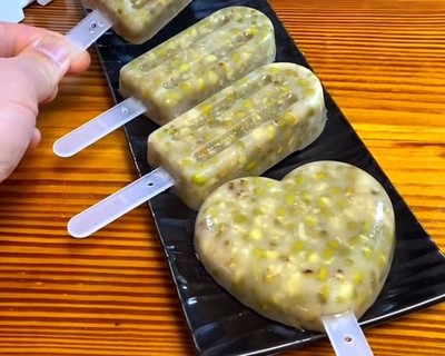 绿豆冰棍的做法