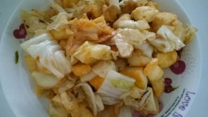 白菜炒馒头怎么做好吃