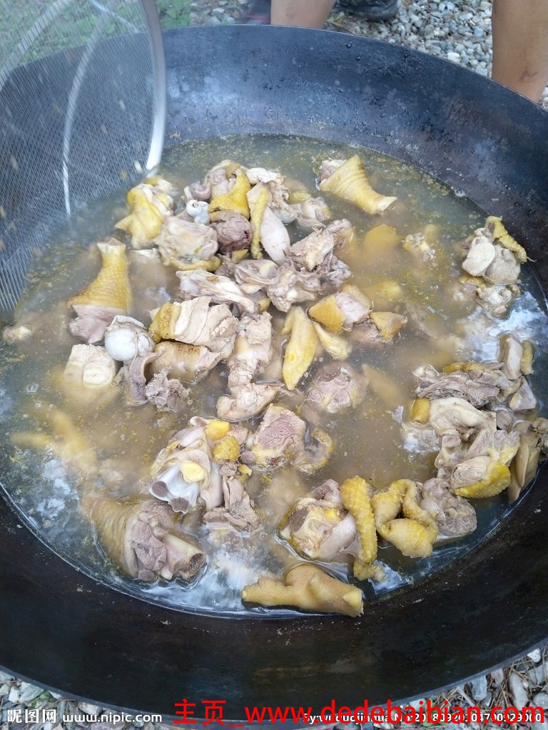 白萝卜炖鸡肉