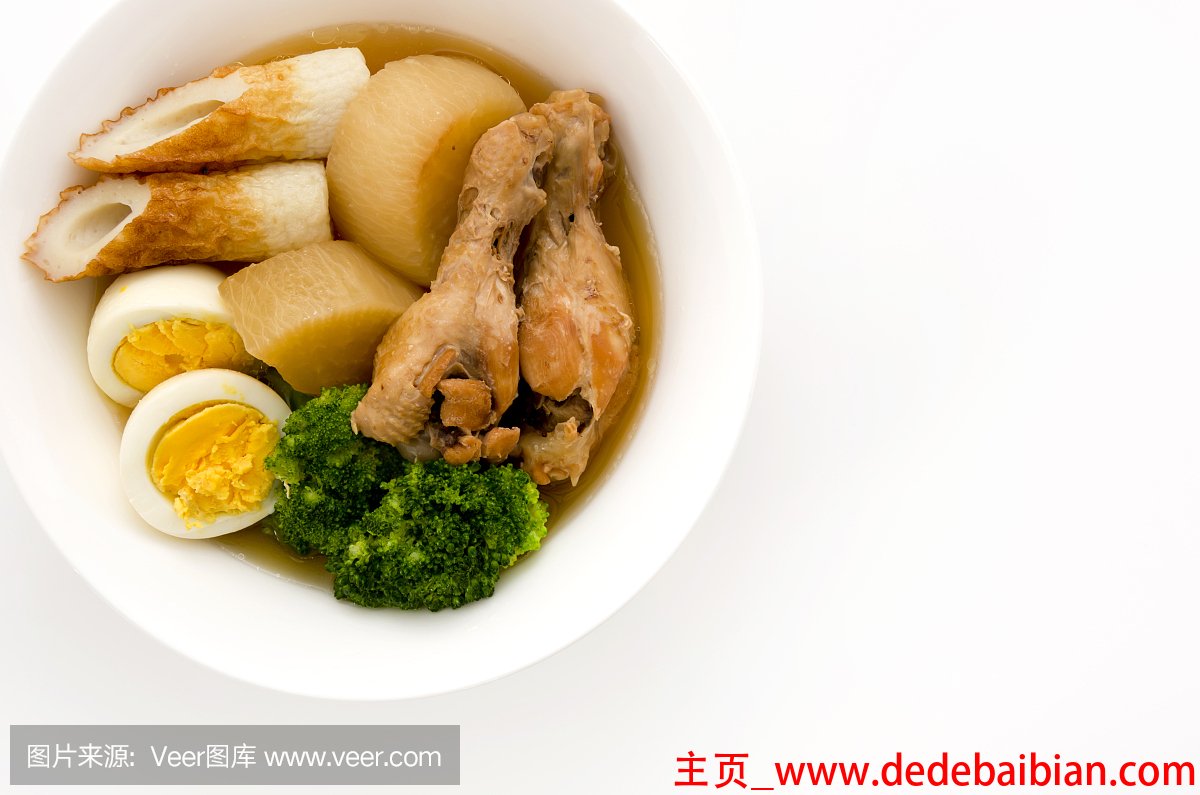 白萝卜炖鸡肉