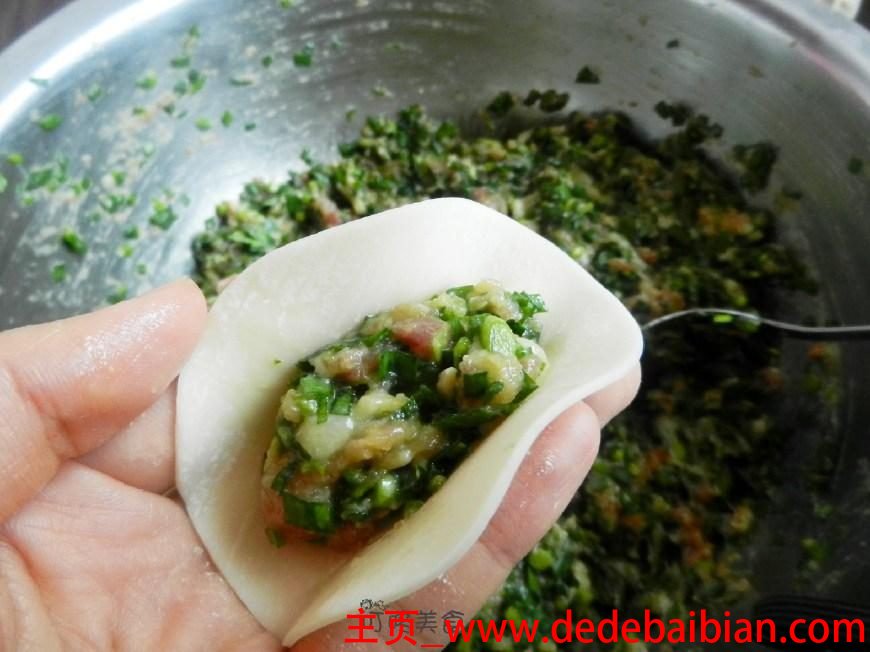 韭菜馅饺子的做法