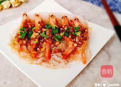 蒜蓉开背虾蒸粉丝的做法