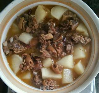 羊肉炖白萝卜的家常做法