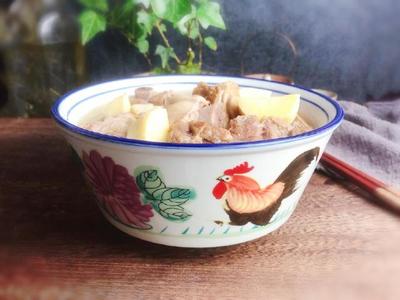 冬笋炖排骨的做法