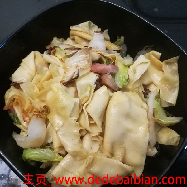 豆腐炒白菜