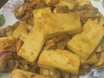 豆腐炒洋葱