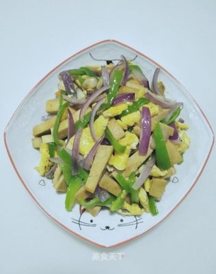 豆腐炒洋葱