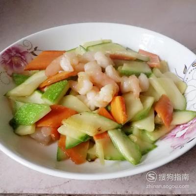 虾仁西葫芦的做法
