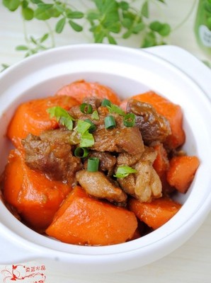 胡萝卜炖羊肉的家常做法