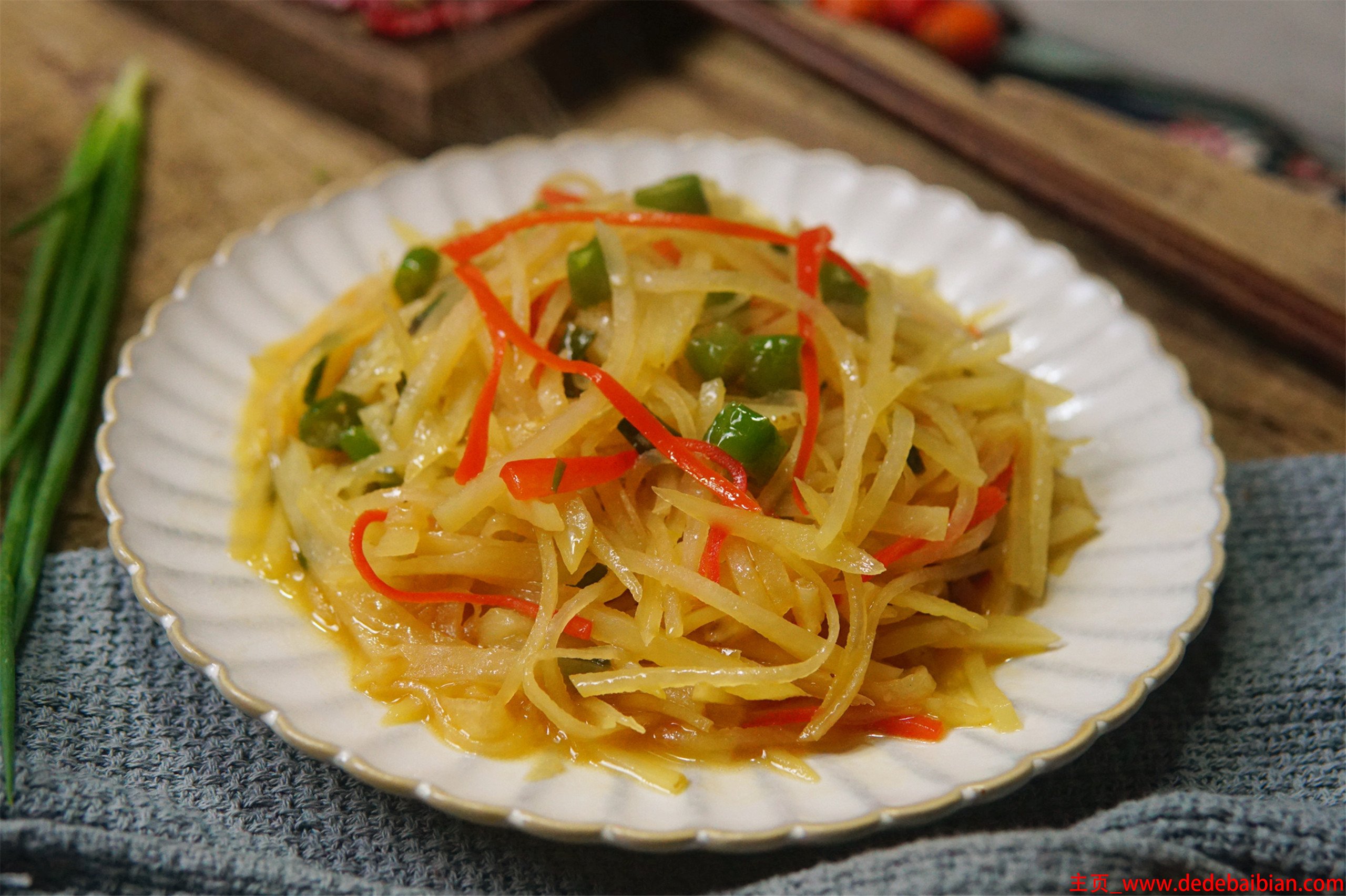 家常酸辣土豆丝的做法
