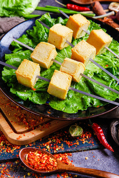 炸鱼豆腐图片