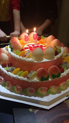 大寿生日蛋糕图片