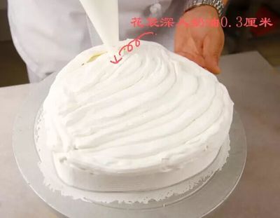 蛋糕抹面技巧