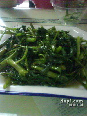 油焖青菜