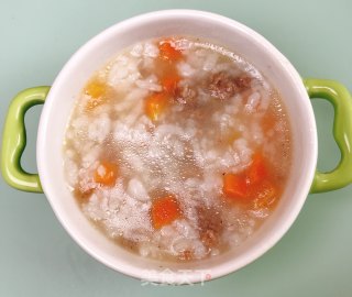 牛肉红萝卜粥的做法