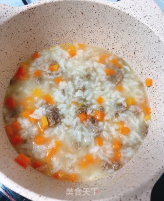 牛肉红萝卜粥的做法