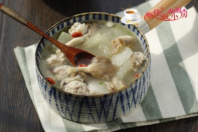 冬瓜平菇汤的做法
