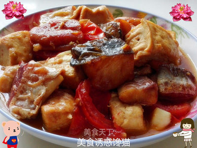 鱼焖豆腐的做法