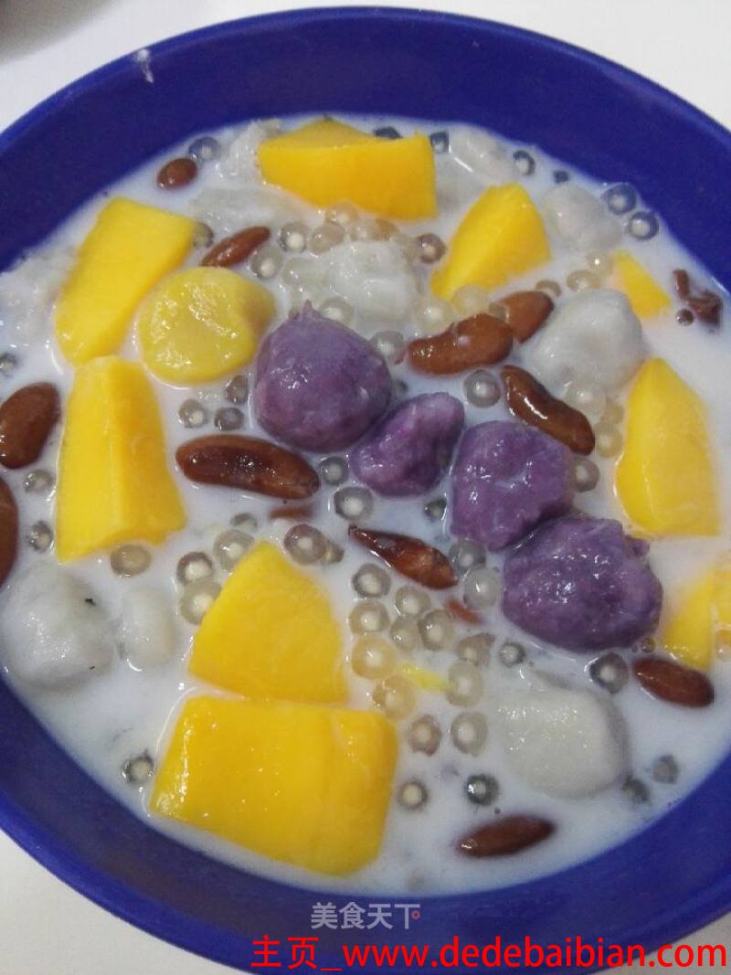 芒果芋圆西米露的做法