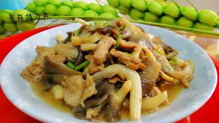 蘑菇炒瘦肉