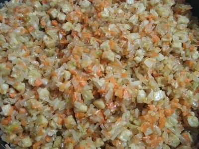 胡萝卜豆腐素馅的做法
