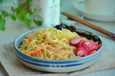 花生酱冷面的做法