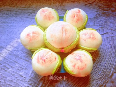 寿桃的做法