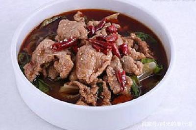 四川水煮肉片怎么做