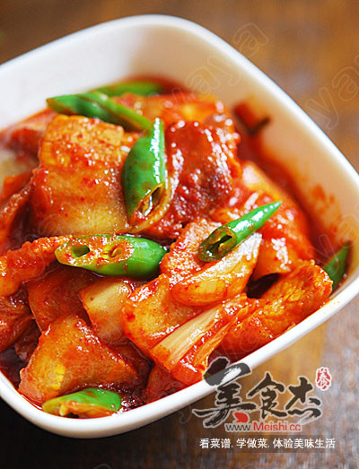 辣白菜炒五花肉图片