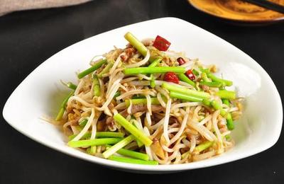 怎么炒绿豆芽