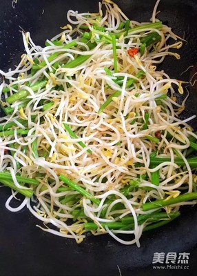 怎么炒绿豆芽